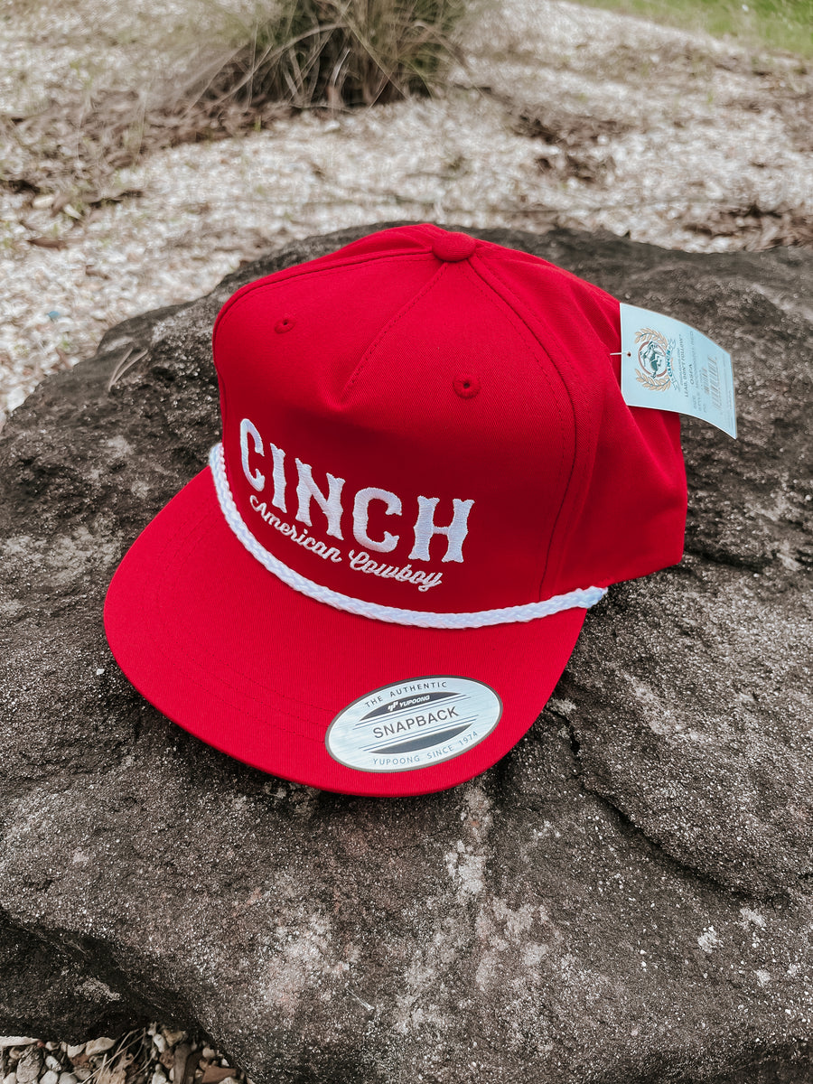 RED AMERICAN COWBOY SNAPBACK MCC0600201 CINCH