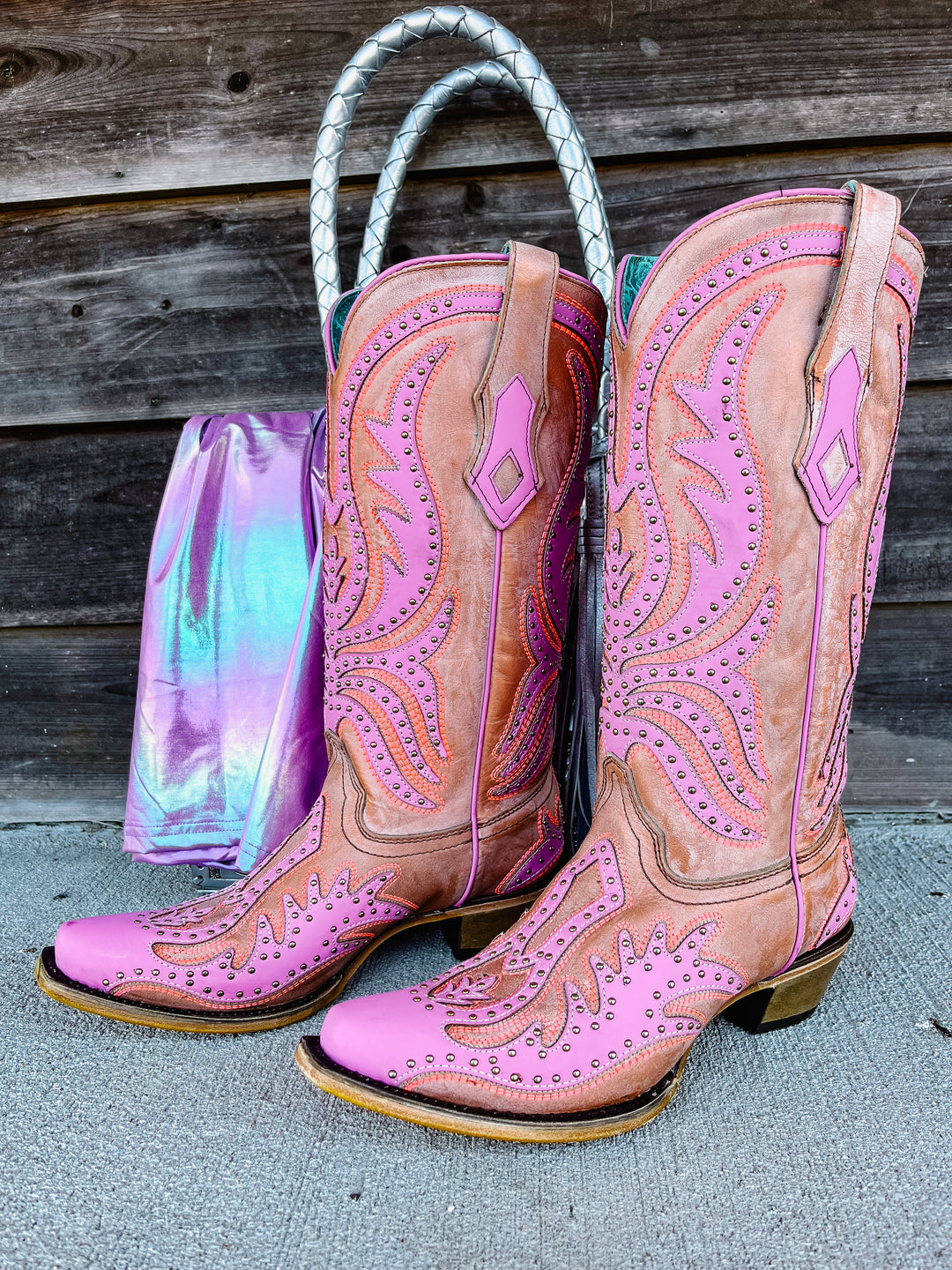 Pink corral boots hotsell