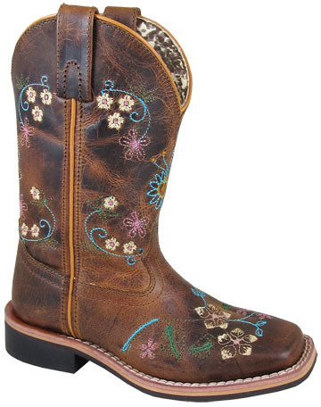 Smoky Mountain Marilyn Bigestern Boot Square Toe 3845Y, store Girls' Size 6R.